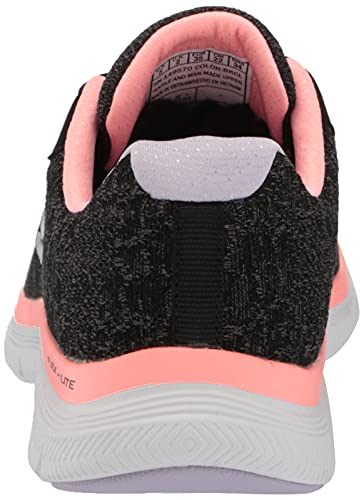 Skechers SKECHERS Flex Appeal 4.0 Black/Coral 9.5 B (M)