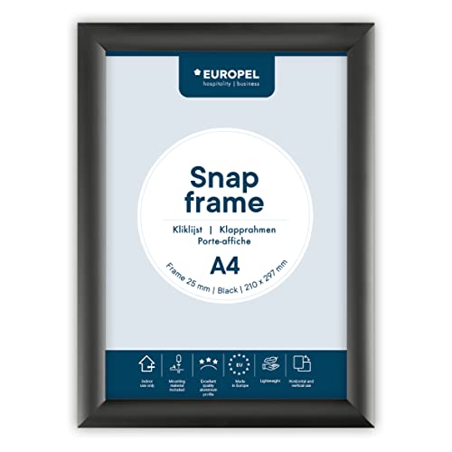 Opus 2-Snap Frame Black A4, 25 mm, 355028 Opus 2-Snap Frame Black A4, 25 mm, 355028