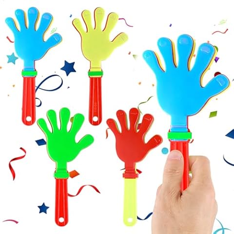Thinp 4Pcs Colourful Hand Clappers Cover