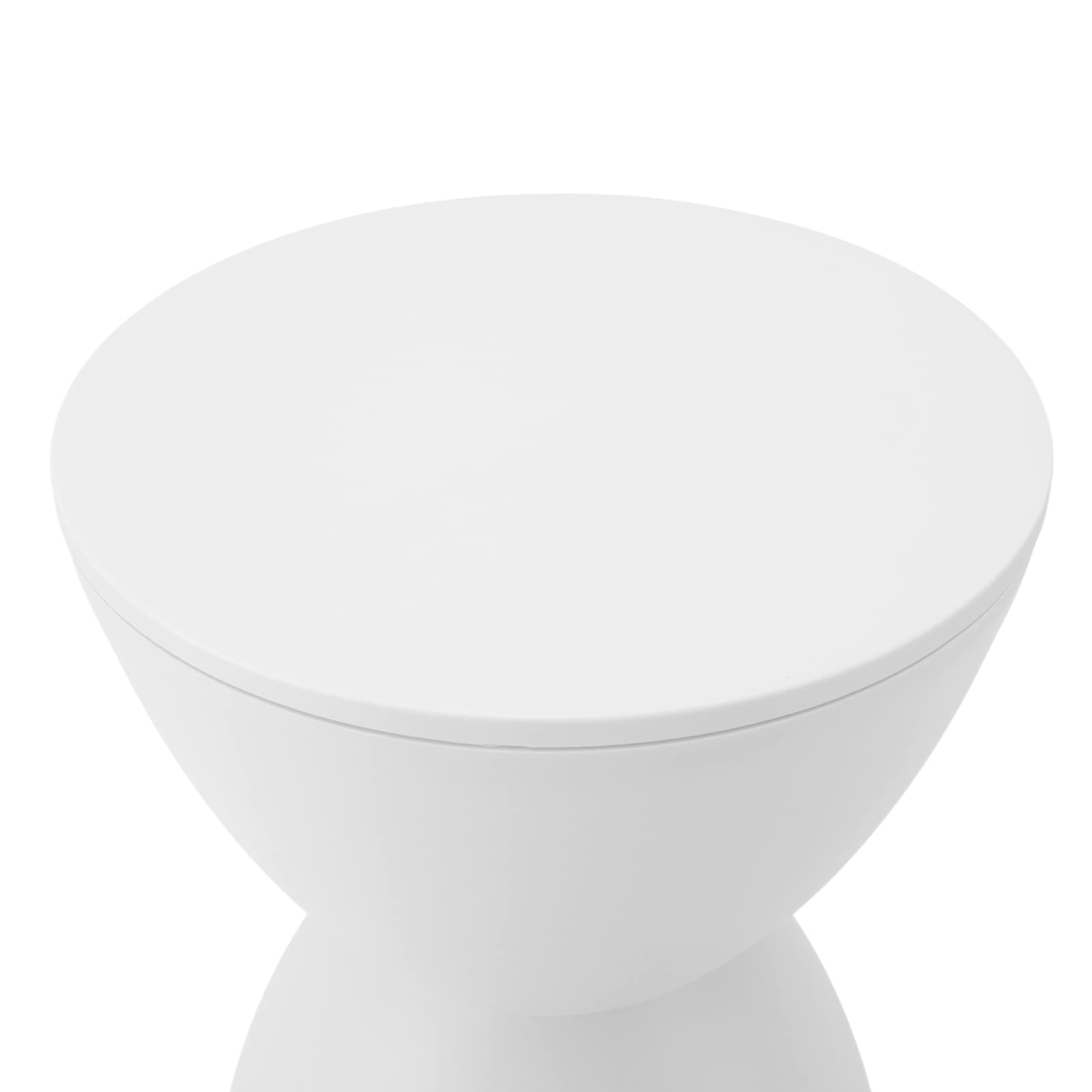 Eujgoov Tabouret en Forme de Sablier Ménage, Tabouret en Forme de Sablier, Tabouret Rond en Plastique Tabouret en Forme de Sablier Tabouret de Jardin Décoratif Table d'appoint en Forme