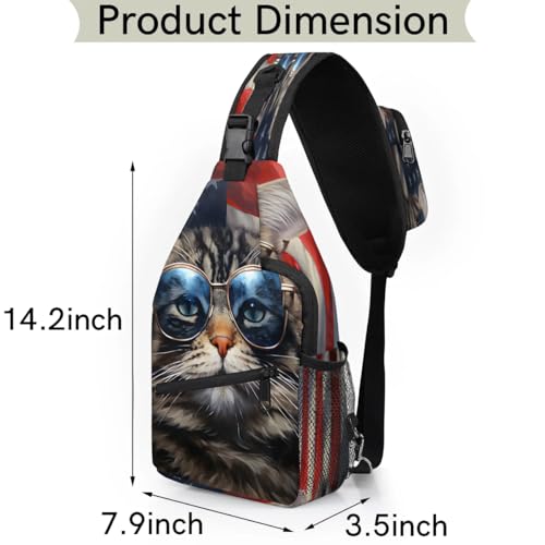 Sling Bag unisex para viaje y senderismo 5.7L miniatura 2