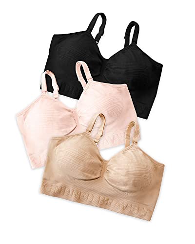 Image of Kindred Bravely 3-Pack Hands Free Pumping Bra Wash, Wear, Spare Bundle (Medium)