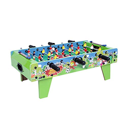KHYTEBV Mini-Tischfußballtisch aus Holz, tragbarer Fußballtisch für Kinder, Indoor-Tischfußballspiel für die Party zu Hause
