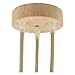 Produktbild Flairlux Baldachin holz Lampe 3 loch rund für dekorative DIY Pendelleuchten