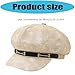 MODODO Dark Berets Decorative Chain Painter Hat Unisex Cabbie Hat for Outdoor Leisure Photo Props Unisex Fashion Accessory