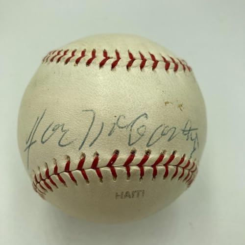Joe McCarthy Single Signed Cooperstown Hall Of Fame Baseball PSA
