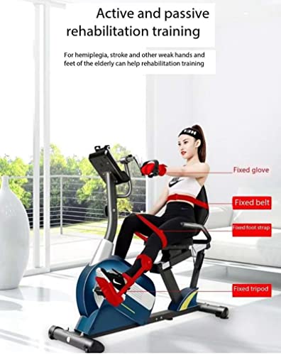 Image of Recumbent Exercise Bike, Training Equipment Bicycle, with Heart Rate Monitor, Tablet Computer Holder, Suitable for Home Exercise