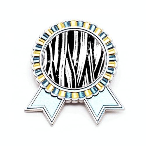Broche en forme de ligne verticale M en métal pour raviver un manteau noir terne