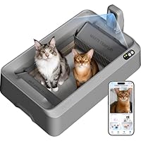 Amazon | PETKIT 猫 トイレ 自動トイレ ゆるい便が検知 スマホ管理
