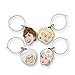 Golden Girls Wine Glass Charms - Set of 4 - Beverage And Drinking Accessories - Novelty Kitchen Cup Accessory - Fun And Unique Gift For Birthdays, Holidays, Bachelor And Bachelorette Parties