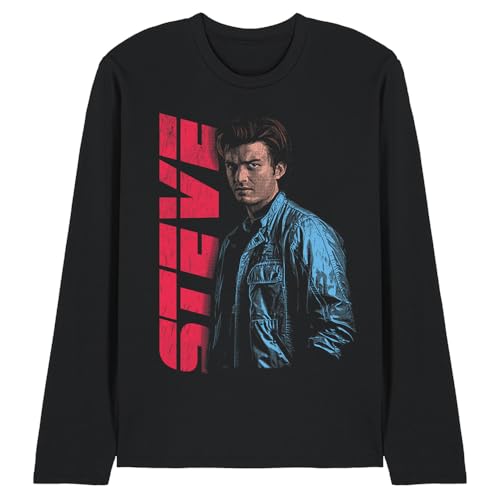 T-shirt Stranger Things Steve fini les vêtements de fan rigides qui se déforment au lavage