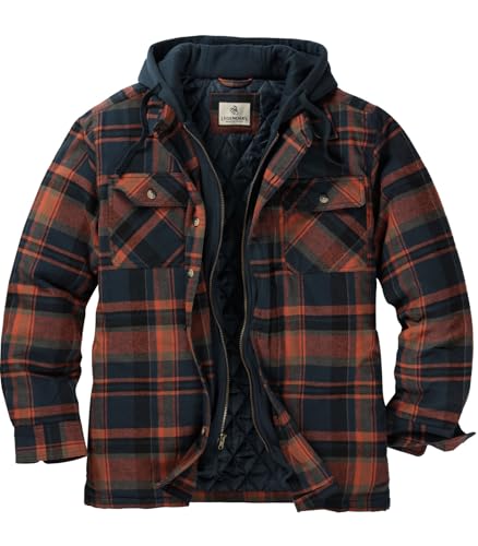 Image of Legendary Whitetails Mens Maplewood Hooded Shirt Jacket