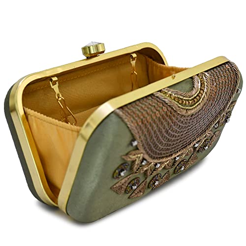 Image of For The Beautiful You Neck Embroidered Women's Clutch