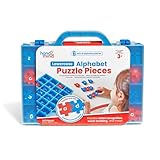 hand2mind Lowercase Alphabet Puzzle Pieces, Spelling Toys for Kids 3-5, Word Building Puzzles, Letter Recognition for Preschoolers, Toddler ABC Learning Toys, Science of Reading Manipulatives