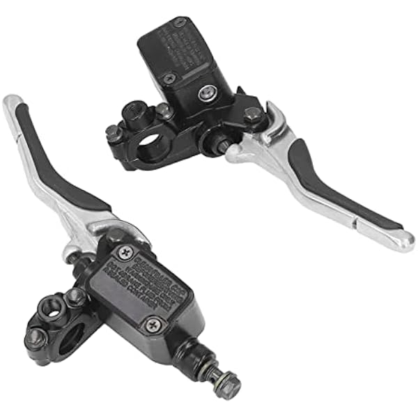 Dźwignia Klamki Hamulca, para Motocykl Lewa Prawa Dźwignia Klamki Hamulca z puszką olejową Zamiennik CNC ze Stopu Aluminium dla YQ50 Aerox 1997-2013