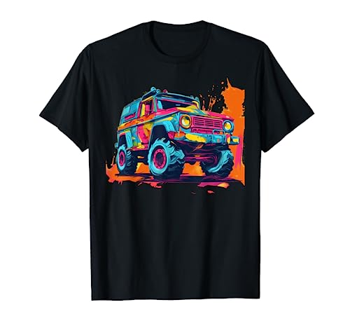Un Pop Art Offroad Rock Crawling Crawler Camiseta