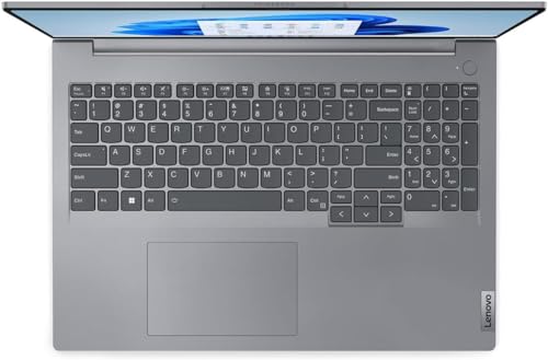 Image of Lenovo ThinkBook 16 G7 IML 2025 Laptop, 16-Core Intel Core Ultra 7 155H, 16 inch WQXGA IPS Display, Intel Graphics, 32GB DDR5 2TB SSD, Backlit Keyboard, Thunderbolt 4, Wi-Fi 6, Win10 Pro