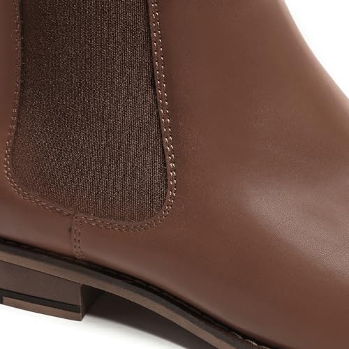 Image of Cestfini Chelsea Boots Men Classic Elastic Dress Boots Casual Men's Chelsea Ankle Boots