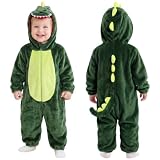 Alaoo Baby jongens meisjes met capuchon, flanel, dierenkleding, 80 cm, E