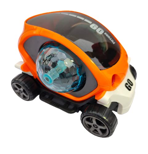 Future Musical Car Rotate 360 Degree with Flashing Light & Music with Multicolor Lighting (Multicolor)