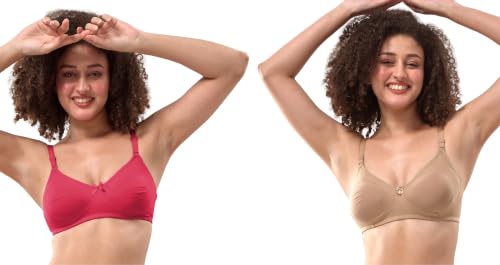 Image of Lyra Women's Non-Padded Secret Support Full Coverage Bra (Pack of 2)