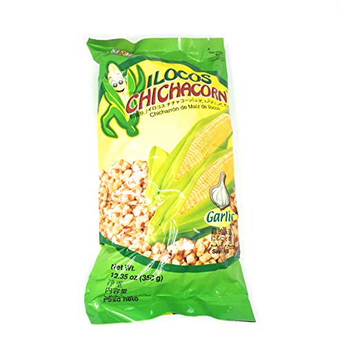Ilocos Chichacorn Cornick Corn Nuts - Garlic Flavor, 12.35 oz (350g), 2 Pack