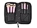 Dial M Beauty Premium Makeup Brushes, Synthetic Foundation Powder Concealers Eye Shadows Makeup 8pcs Brush Set with Elegant Travel Pouch. Pink and Black. Great for Gifts and Makeup Artists