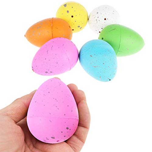 BESTOYARD 6 peças de ovos de dinossauro que chocam a água, novidade em crescimento de ovos de dinoss