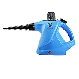 Micho Newest Handheld Steam Cleaner 450 Milliliter, Multi-Purpose Pressurized Steamer for Stain Removal, Carpets, Curtains, Car Seats, Kitchen, Surfaces and More, High Pressure Chemical-Free Sanitizer