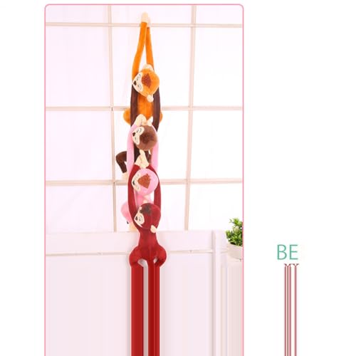 Fogukier 65cm Plüschtier AFFE Süßer Langarmiger AFFE Hängende Stofftier, Kindersicheres Kuscheltier Äffchen, Hanging Monkey Plüsch Spielzeug Für Kinder Mädchen Und Junge-n