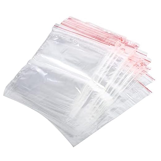 Zip Lock-påsar, 3 Storlekar 100 St återanvändbara Zip Lock-klara Plastförpackningspåsar för Godismutter Sandwich Food Storage(10 * 15CM)