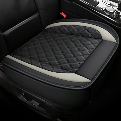 Isen-Coverauto Luxury Pu Car Seat Covers Protector For Front Seat Bottom,Compatible With 90% Vehicles (1 Piece Gray) #TOP9