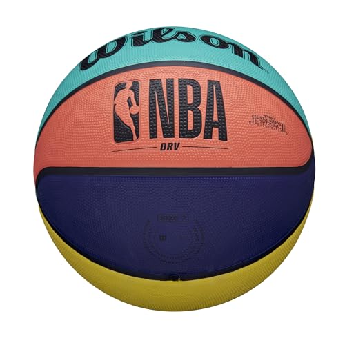 Image of WILSON NBA DRV Alternating Outdoor Basketball - Multicolored, Size 7-29.5 inch