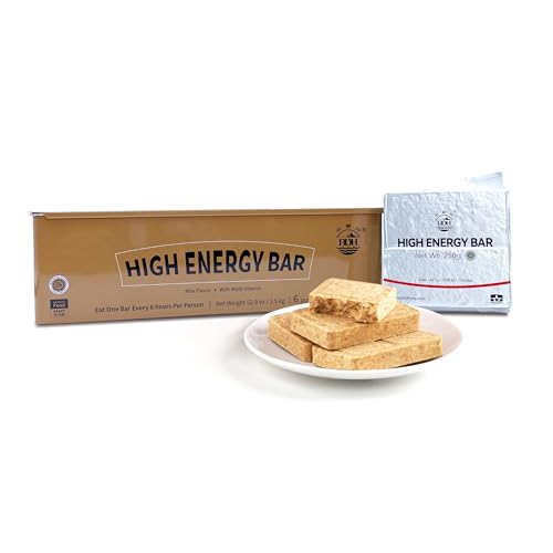 Barre di emergenza per alimenti – Linguette di sopravvivenza per biscotti compressi al sapore di latte, 20 anni di durata di conservazione forniture alimentari di emergenza, fornitura di razioni