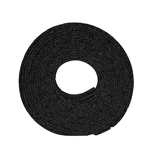 Terrassenpads auf Rolle (5m x 80mm x 3mm) - Gummigranulat, Bautenschutzmatte, Unterlegpads, Terrassenbau - Streifen Gummipads als Unterlage für WPC Terrassendielen und Terrassenplatten - 5Mx80x3mm