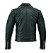 RIDER SPORTS WEAR Mens Leather Brando Jacket Biker Classic Motorbike Motorcycle Vintage...