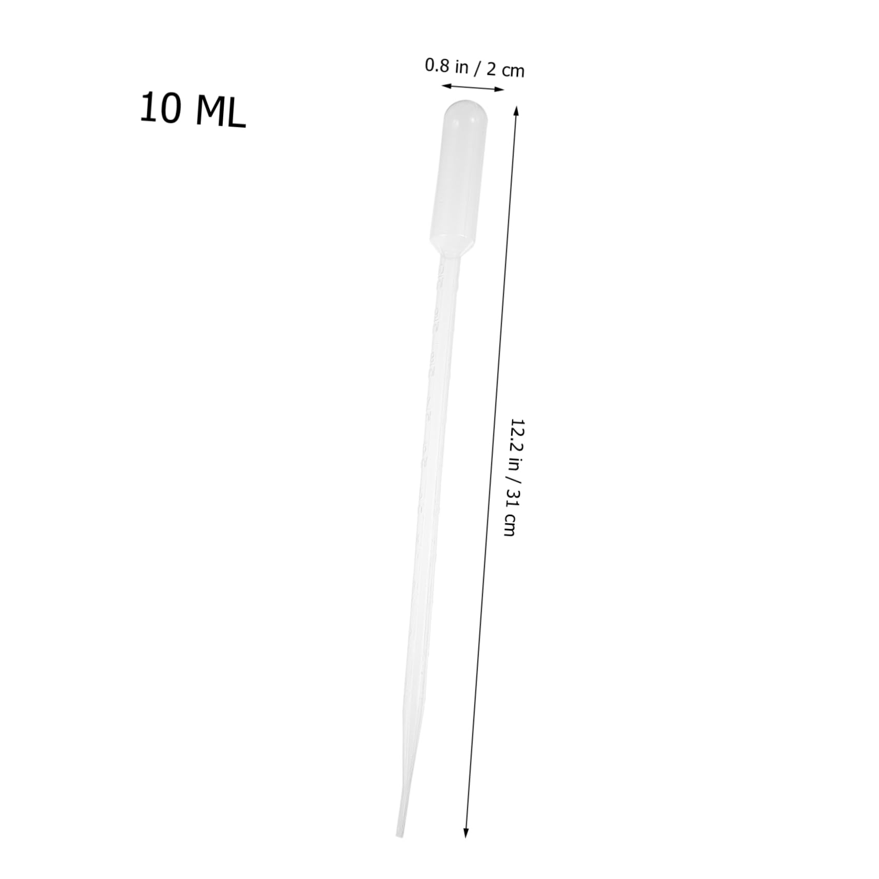 KICHOUSE 100pcs Plastic Dropper Medicine Dropper Laboratory Dropper Pipettes Essential Oil Dropper Pipettes Pipette Droppers Calibrated Dropper Useful Graduated Droppers Transparent