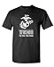 THE FEW THE PROUD THE MARINES - usmc marine - Mens Cotton T-Shirt, L, Black