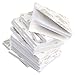 CBTONE 100 PCS Double Sided White Foam Tape Strong Pad Mounting Adhesive Stickers, Square