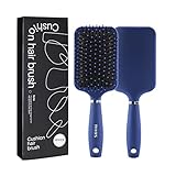 RHOS Paddle Hair Brush for Men-Square Cushion Hair Brush for Detangling-Detangler Hair Brush with Ny