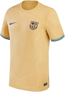 Nike 2022-2023 Catalans Away Football Soccer T-Shirt (Kids) Gold