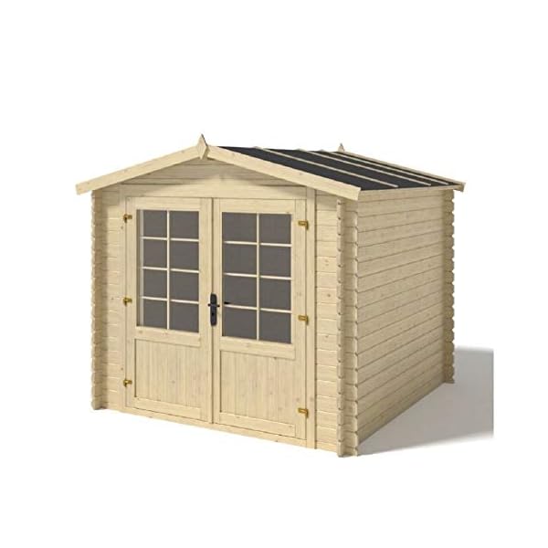 Salone Negozio Online Gerätehaus Mary aus nordischem Holz, 300 x 300 x 255 cm, ohne Boden