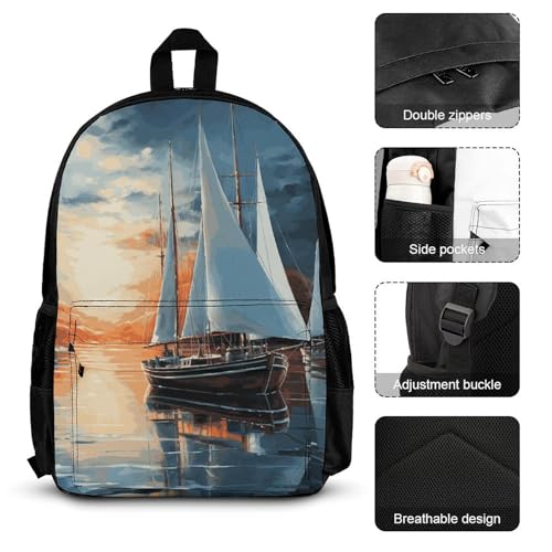 Sac à dos de voyage décontracté et son kit repas pour weekend urbain - 3