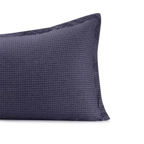 Image of Wakefit 100% Cotton Pillow Cover Set of 2 | 200 TC Soft & Breathable Pillow Cases | Standard Size 18 x 27 Inch | Skin Friendly, Durable & Gentle Machine Washable | Ross Blue