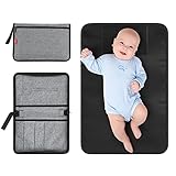 ☀[REGALO PERFACT BABY]: ALLONWAY Cambiador Bebe Viaje es un producto 100% ecológico para bebés y niñas recién nacidos, y un regalo perfecto para las nuevas mamás y papás. Estamos seguros de que te encantará esta almohadilla de cambio de viaje.