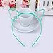 12 Pieces Plastic Cat Ears Headband Multicolor Cat Ear Headbands Headwears for Women Girls Makeup Party Daily Decorations Birthday Party (At Least 10 Colors)