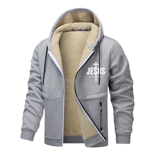Veste polaire épaisse doublée homme contre le froid