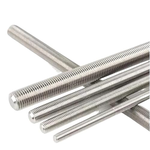 Pernos sin cabeza métricos M10 de acero inoxidable con rosca fina continua de 250mm