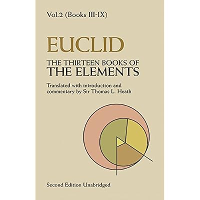 EUCLID. The Thirteen Books of The Elements: Volume 2: Books 3 to 9