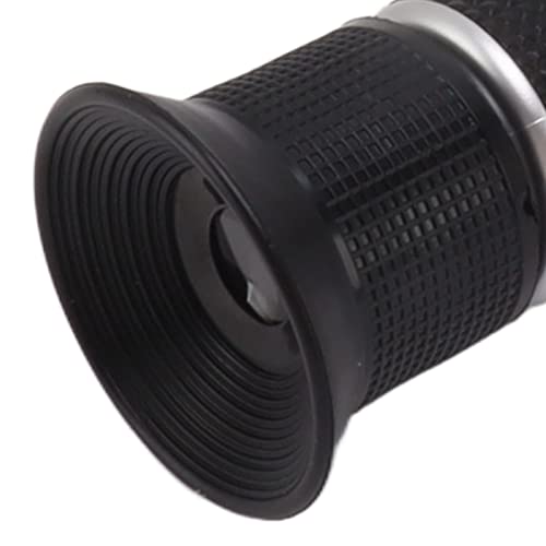 Rifrattometro per latte portatile Scala 0-20% Brix con compensazione automatica della temperatura per analisi di prodotti lattiero-caseari Corpo in alluminio leggero e design